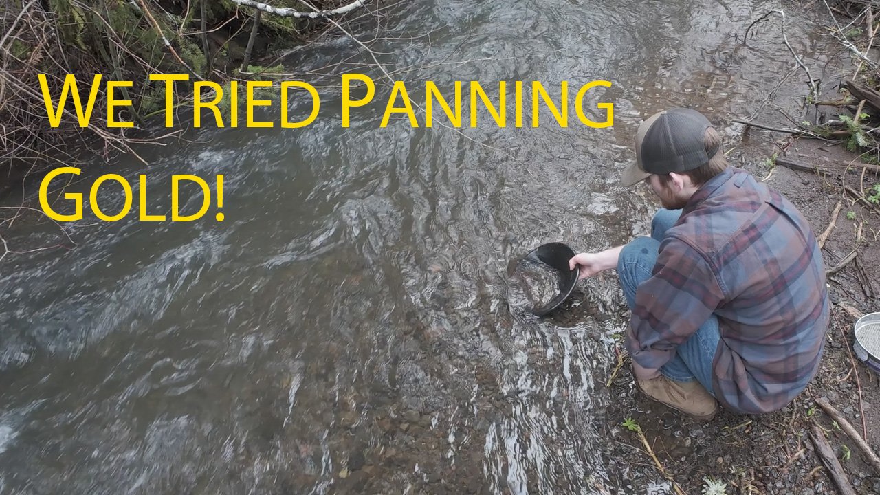 Gold Panning Adventure in the Woods!