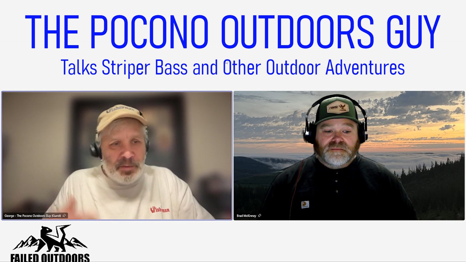 🎣 Striper Bass & Outdoor Adventures with George the Pocono Outdoors Guy | The Road Hunter Podcast